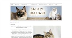 Desktop Screenshot of daisleysiberians.com